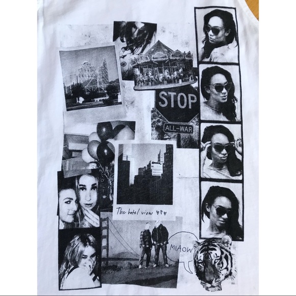 ✖️SOLD✖️ H&M Graphic Tunic Long Tank Sz 6 - Picture 4 of 4